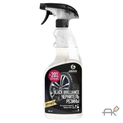 Средство Grass Black brilliance Полироль чернитель шин 600мл (110399)